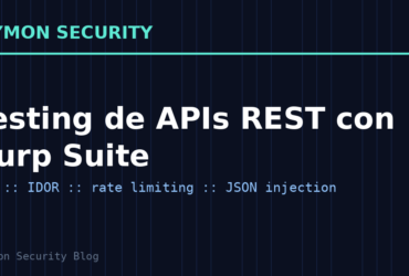 Testing de APIs REST con Burp Suite: laboratorio práctico de seguridad